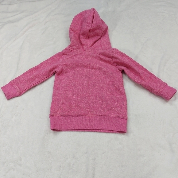 DISNEY MINNIE MOUSE LOVE INFANT PINK PULLOVER COTTON BLEND HOODIE SIZE 12 MONTHS - Picture 7 of 7